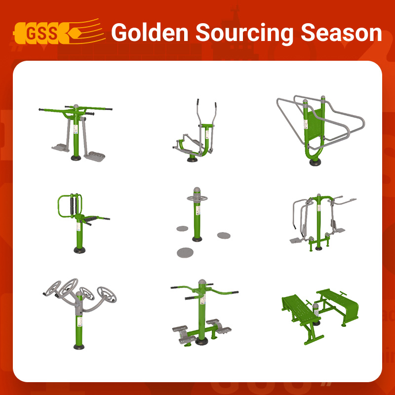 All-Weather Outdoor Fitness Gym Equipment for Every Activity