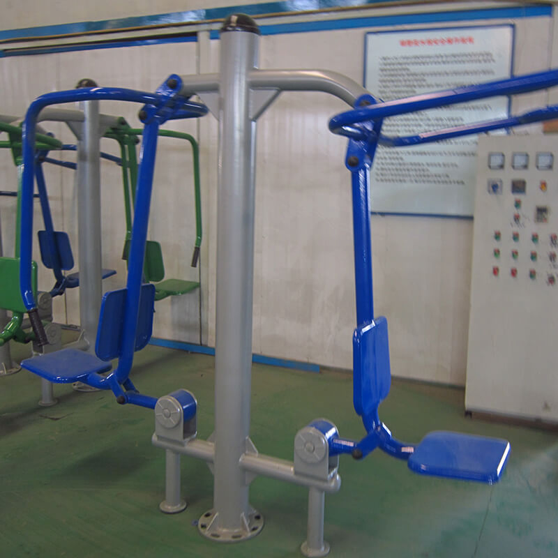 Adult Outdoor Gym Playground Equipment Chest Press and Lat Pull Down
