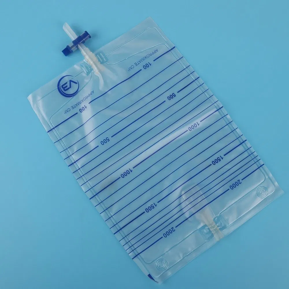 Wholesale Customized Medical Disposable Urine Bag for Bedridden Patient Care