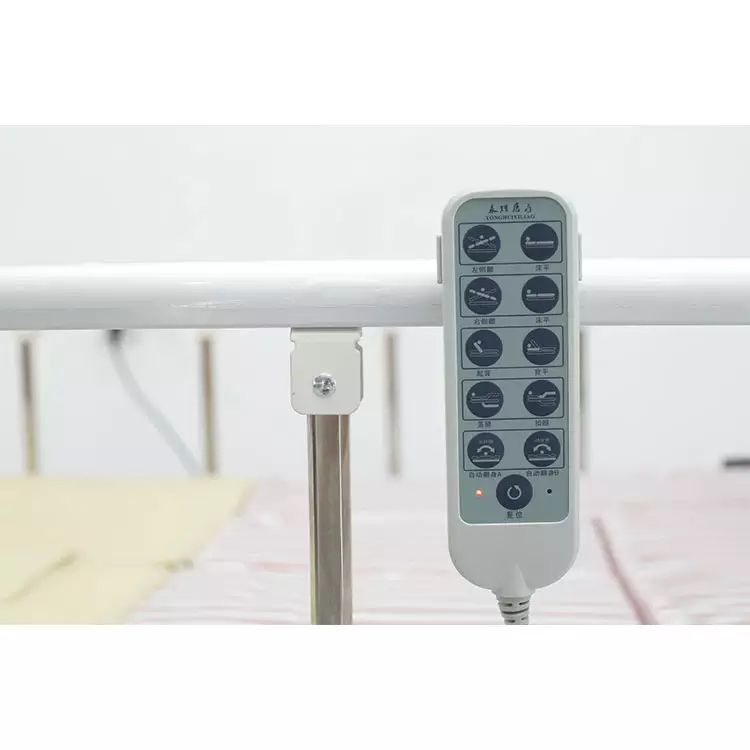 Multifunctional Electric Medical Bed with Guardrails Lifting Rotary Patient Bed