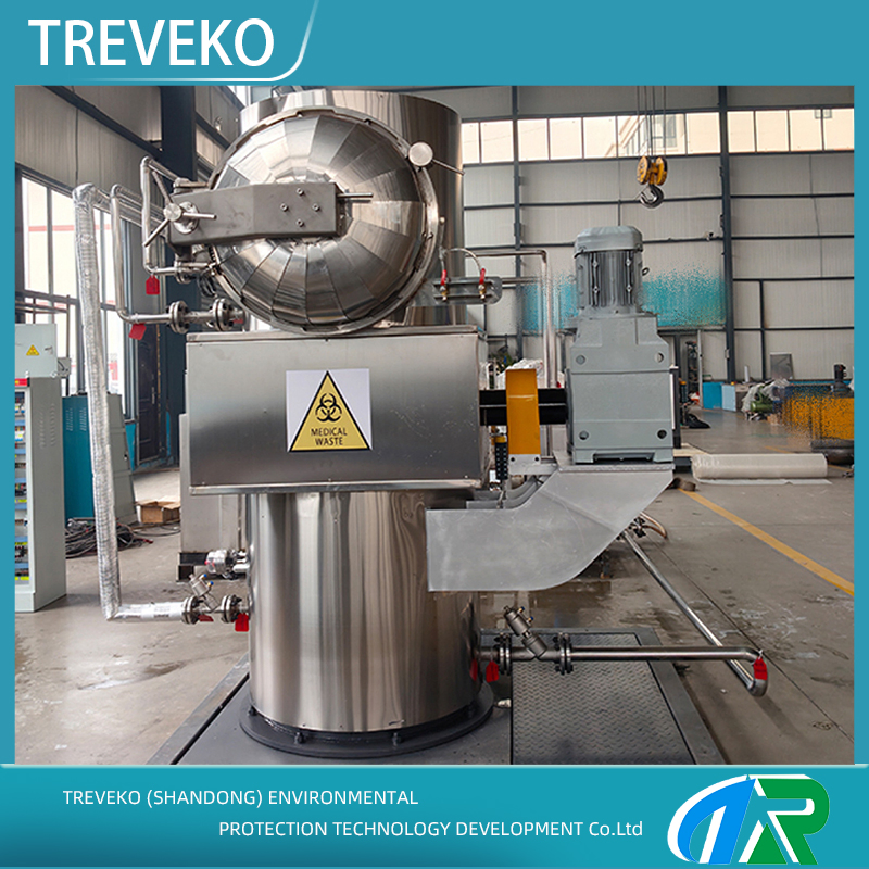 Hospital Vertical Steam Equipment for Centralized Processing of Ward Theatre Sharps Waste