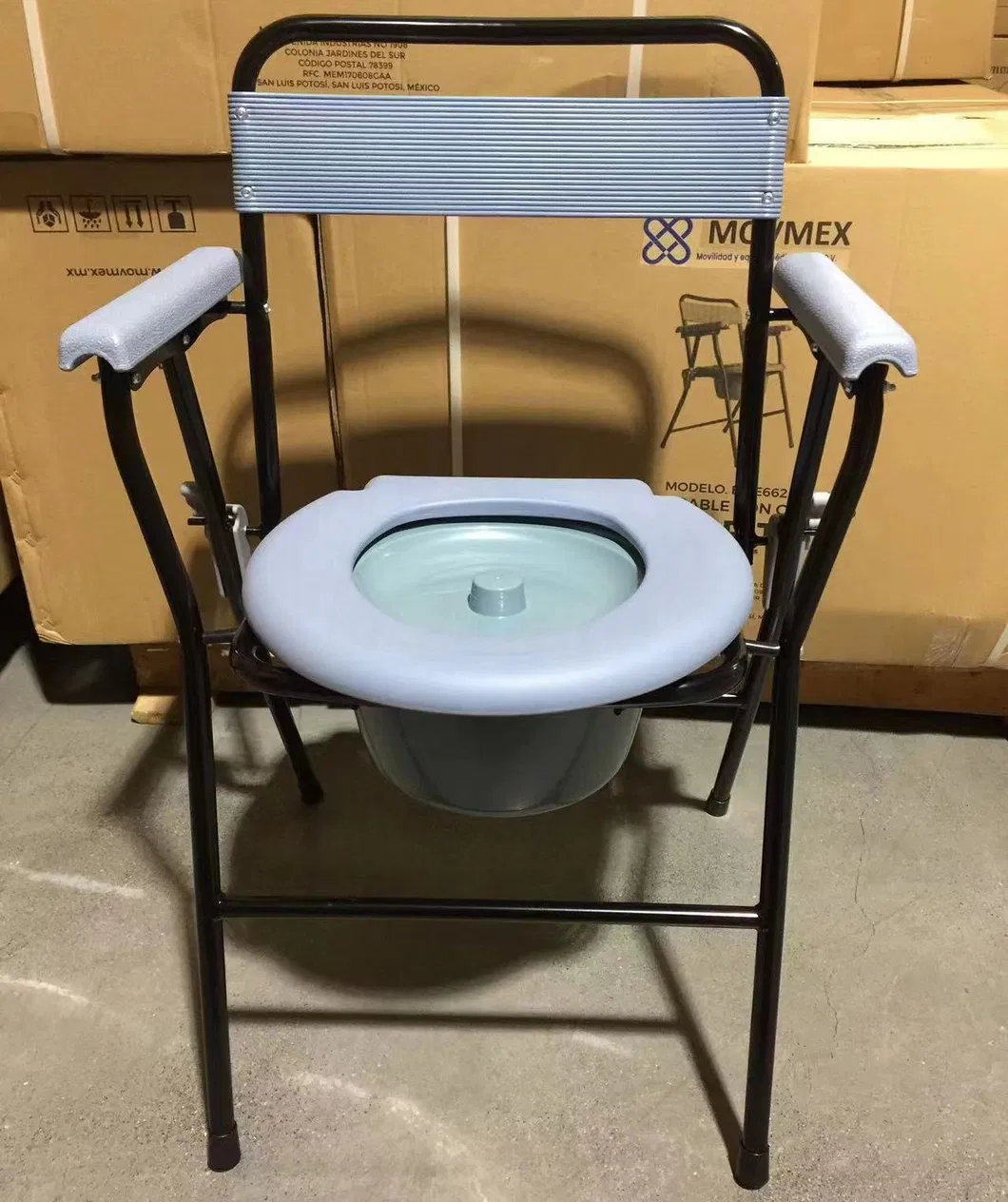 Commode Chair with Armrest