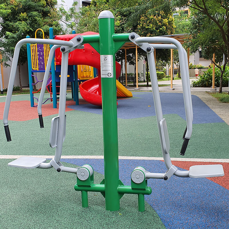 Heavy-Duty Galvanized Steel Outdoor Gym Equipment for All Ages