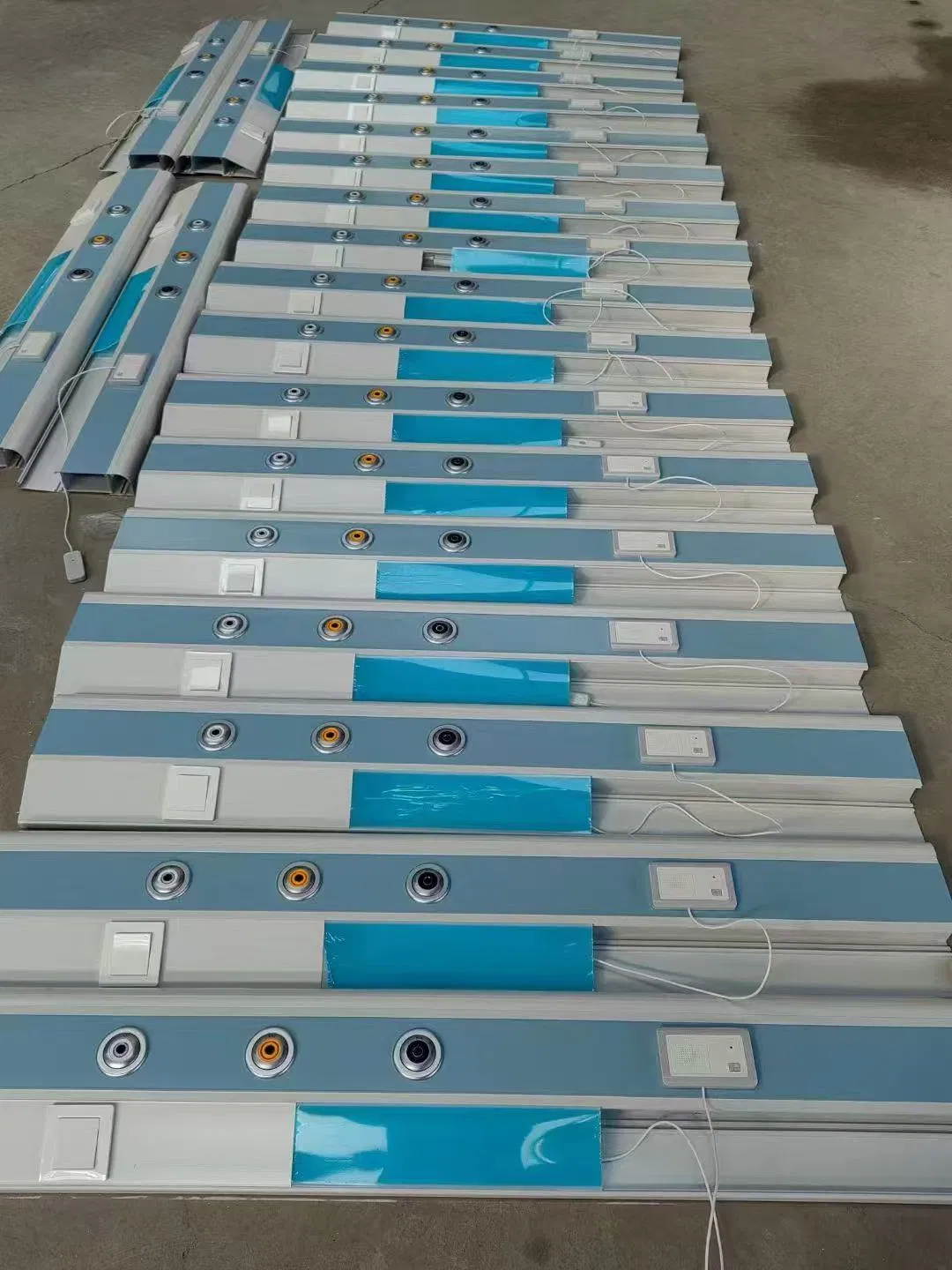 Factory Direct Sales Hospital Ward Bedside Gas Equipment Bed Head Unit Negative Pressure Ward Oxygen Supply System