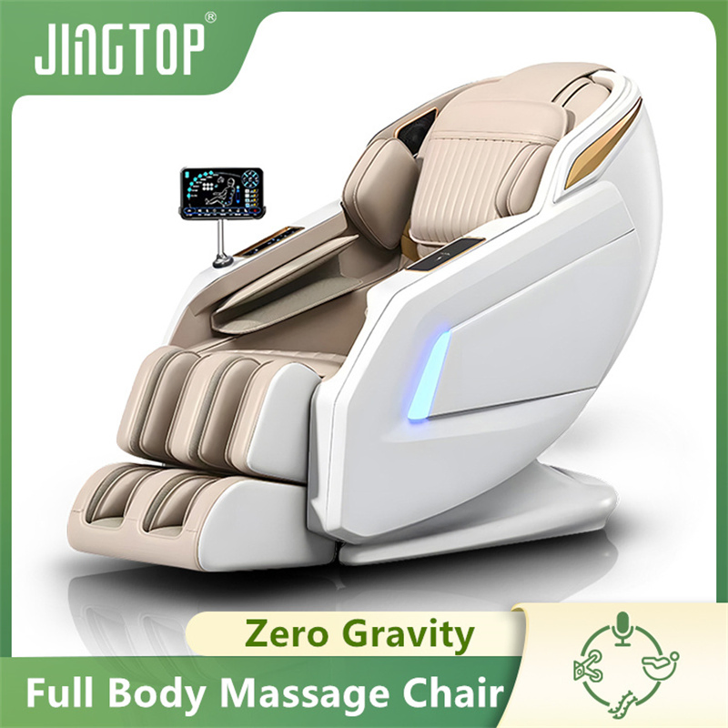 Jingtop Equipment Supplier 3D 4D Hot Selling Robot Hands Body Scretch Massage Recliner with Foot Massager