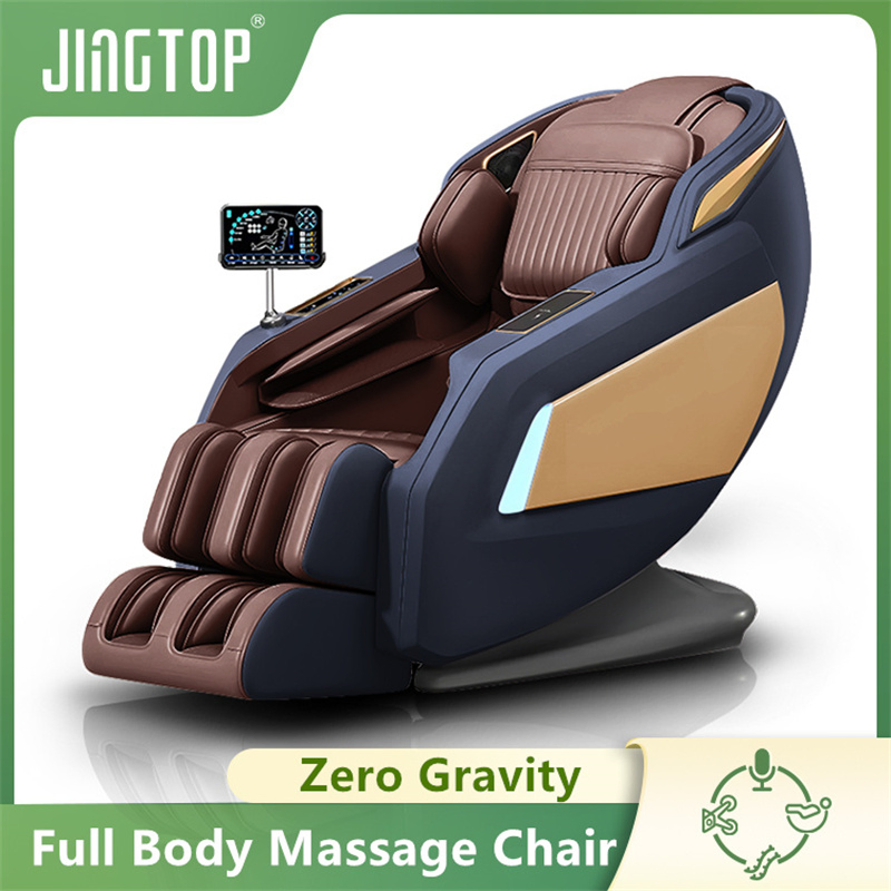 Jingtop Equipment Supplier 3D 4D Hot Selling Robot Hands Body Scretch Massage Recliner with Foot Massager
