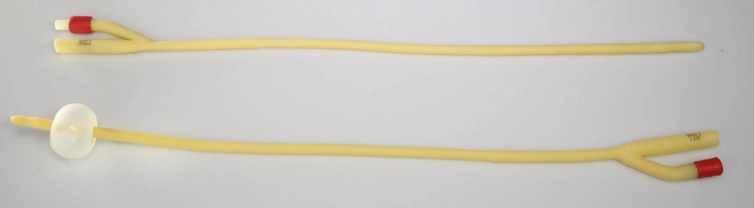 Safe Use Balloon Tip Transparent Tube Urinary Catheter for Bedridden Patients