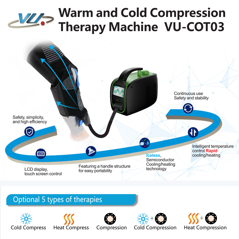 2025 New Arrival Portable Physical Cold Compression Therapy Machine