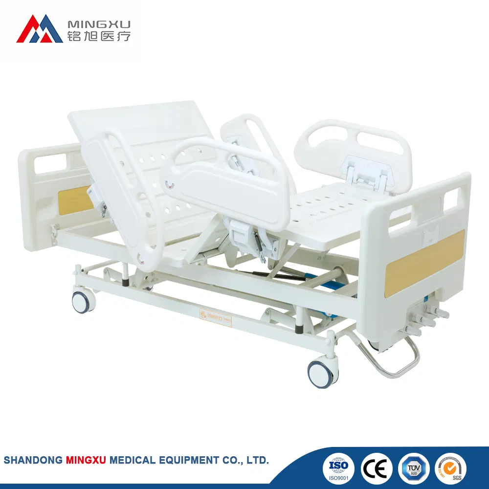Hand Cranked 3-Function Medical Bed, Used for Daily Nursing in Hospitals