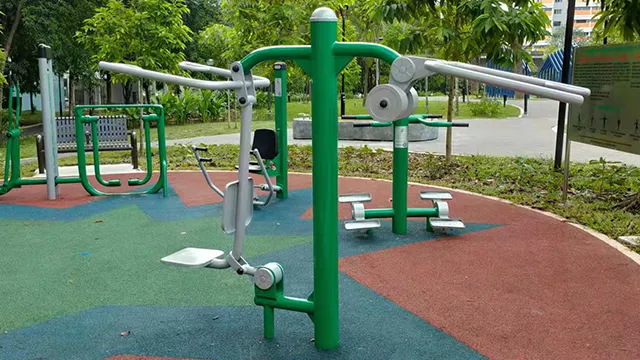 Outdoor Wheelchair Fitness Equipment