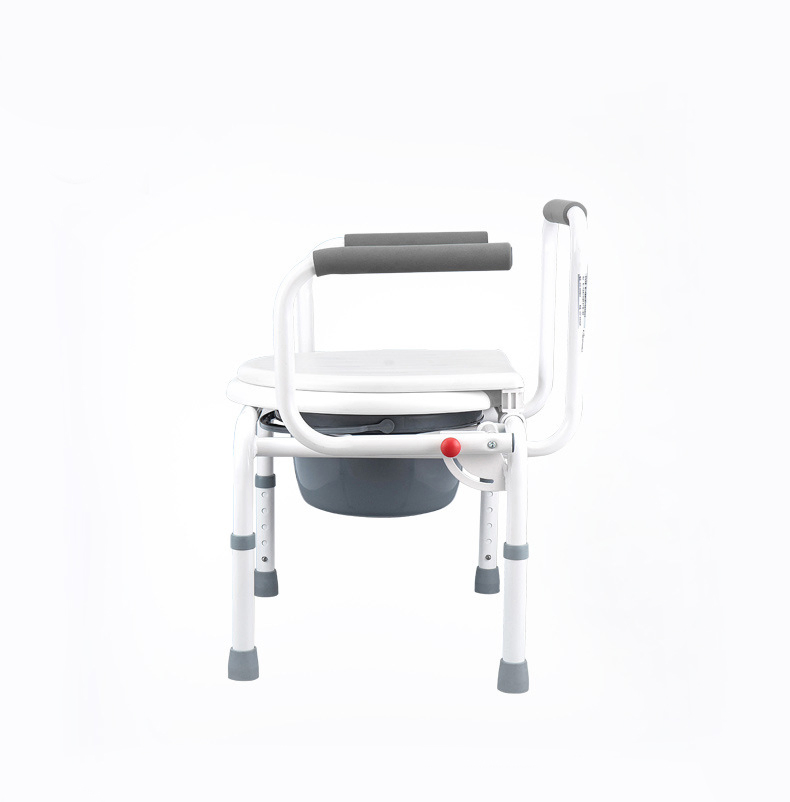 Foldable Portable Commode Bedridden Elderly Care Artifact Paralyzed Auxiliary Hydraulic Move Toilet Patient Transport Lift Transfer Chair