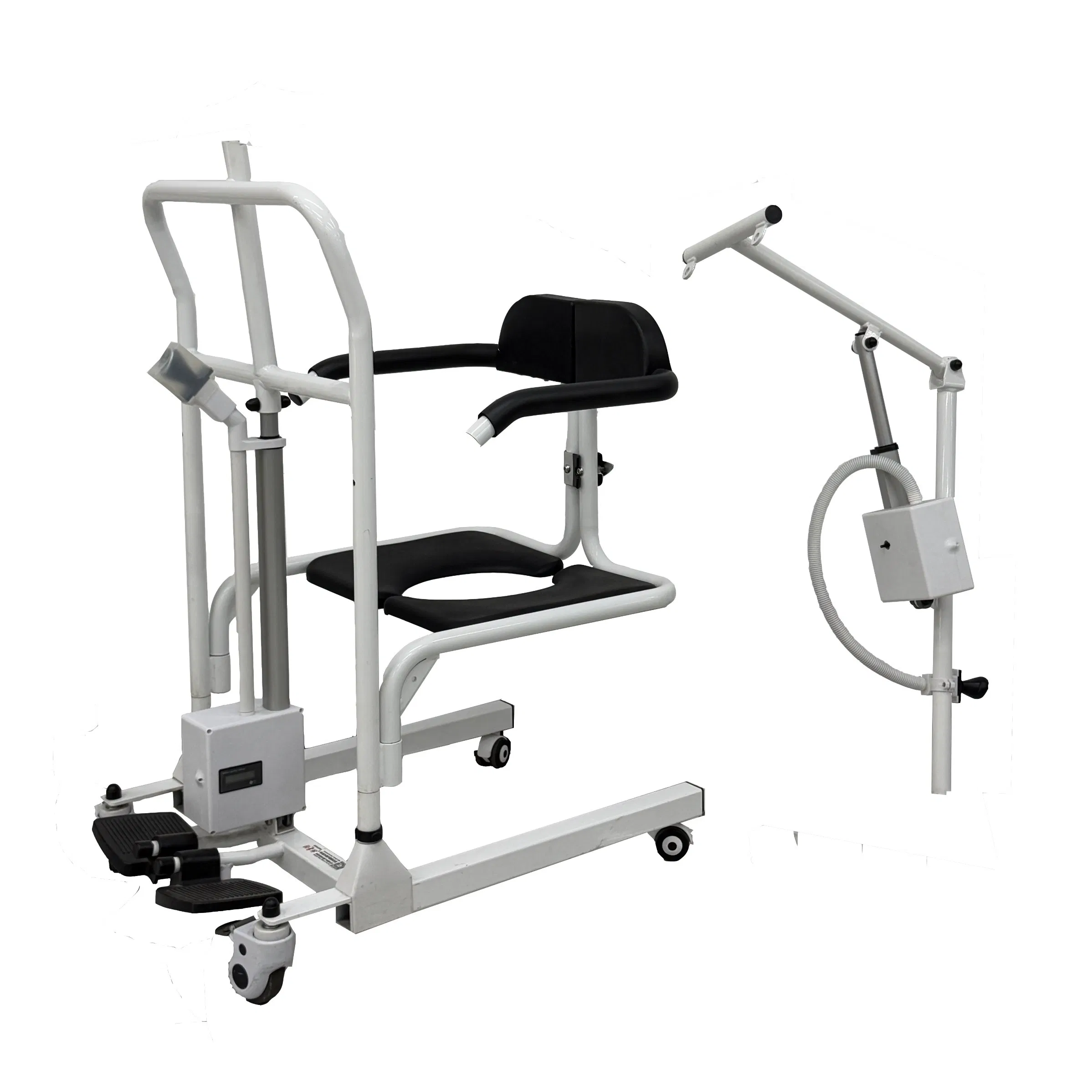 Electric Patient Transfer Chair Lift Wheelchair with Sling and Adjustable Height