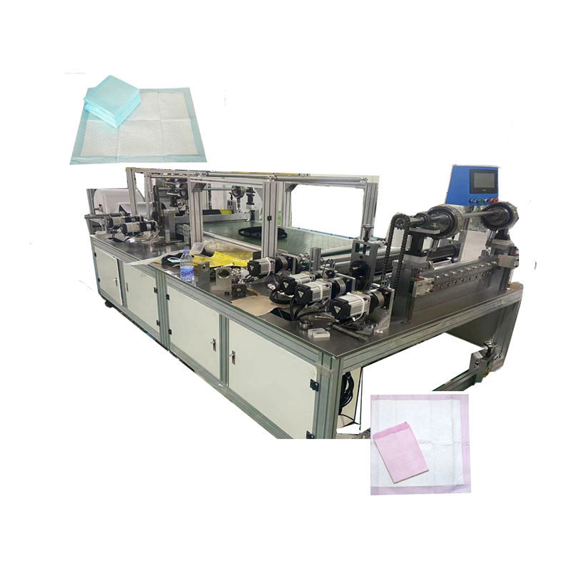 Automatic Disposable Diaper Making Baby Urine Steril Bed Pad Folding Underpad 60X90cm Making Machine for Elderly Incontinence Adult Care Products