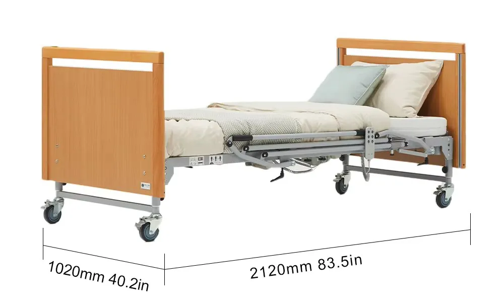 Electric Wooden Hospital Bed