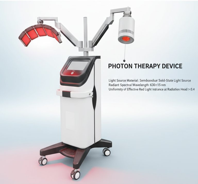 Medical Grade Physiotherapy Equipment Phototherapy Light Therapy Device for Home Hospital Skin Rejuvenation Pain Relief and Wound Healing Red Blue LED Light