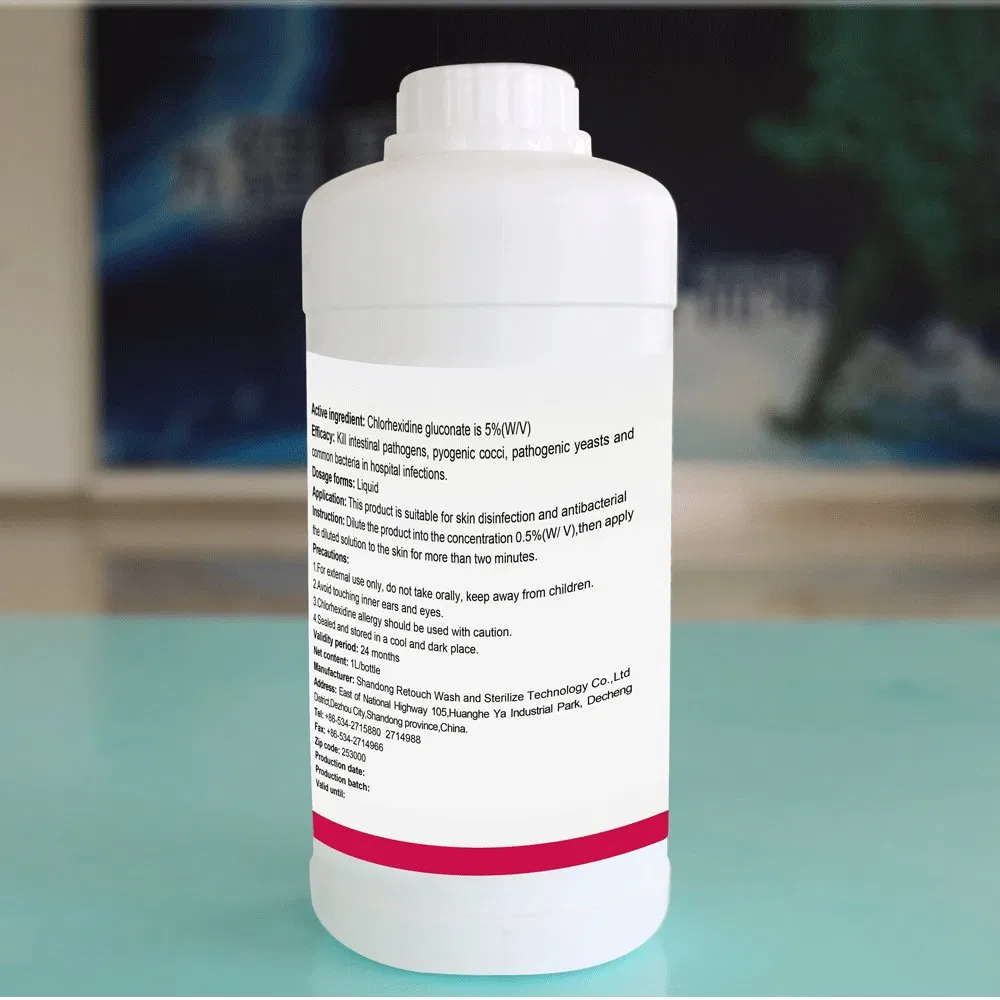 High-Quality Chlorhexidine 5% Aqueous Solution for Safe Skin Care