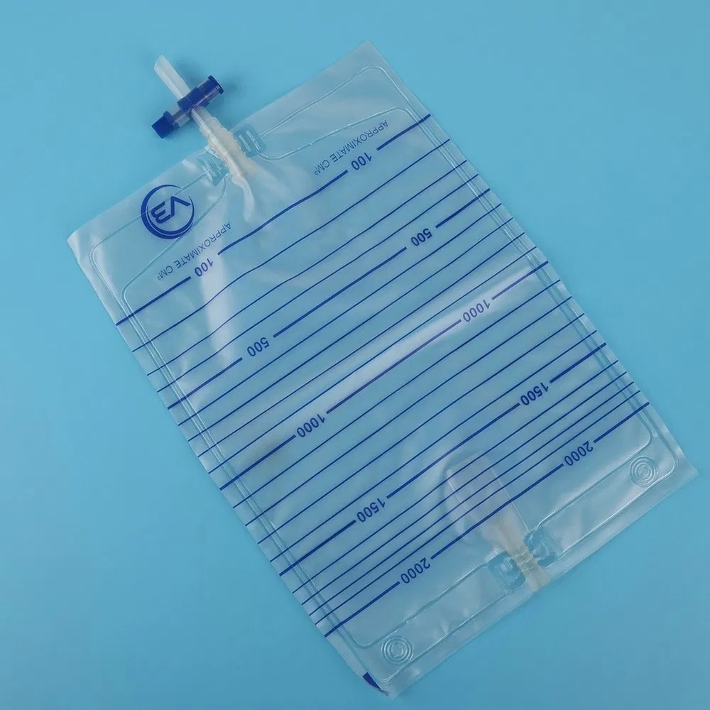 Wholesale Customized Medical Disposable Urine Bag for Bedridden Patient Care