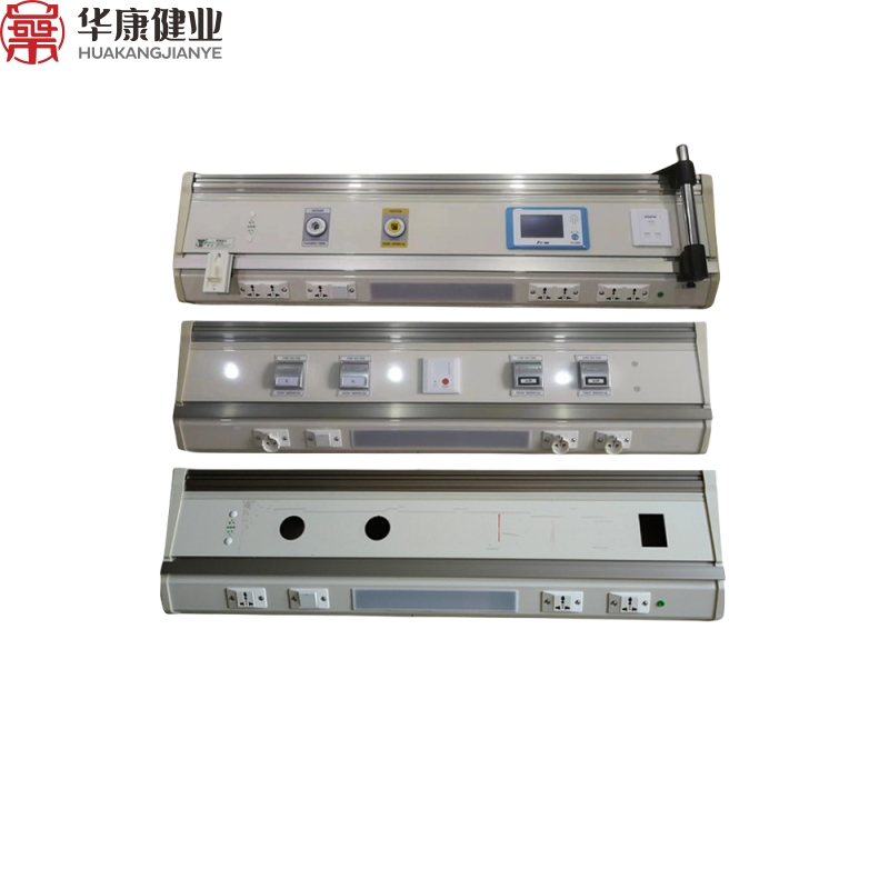 Patient Bedhead Units Medical Gas Bed Head Panel Oxygen Outlet Pipeline System