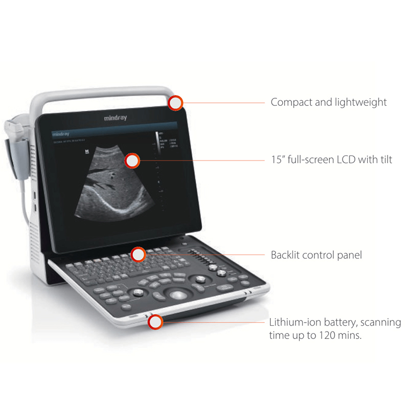 Mindray Dp-50 Vet Veterinary Color Doppler Ultrasonic System for Pets