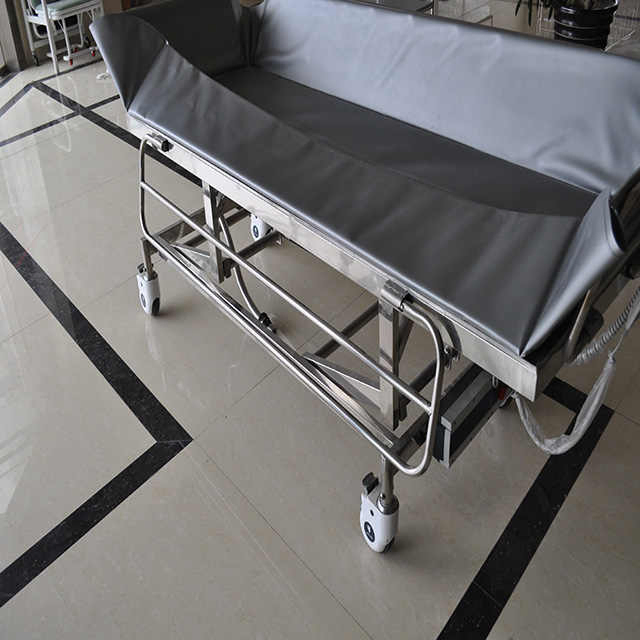 Stainless Steel Advanced Electric Medical Hospital Patient Burn Shower Bath Bed