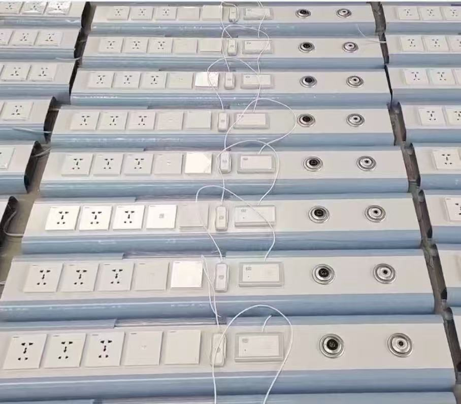 Clinic Nebulization Bed Head Panel, Hospital Ward Bedside Gas Equipment Bed Head Unit, Elderly Care Home Negative Pressure Ward Oxygen Supply System Installatio