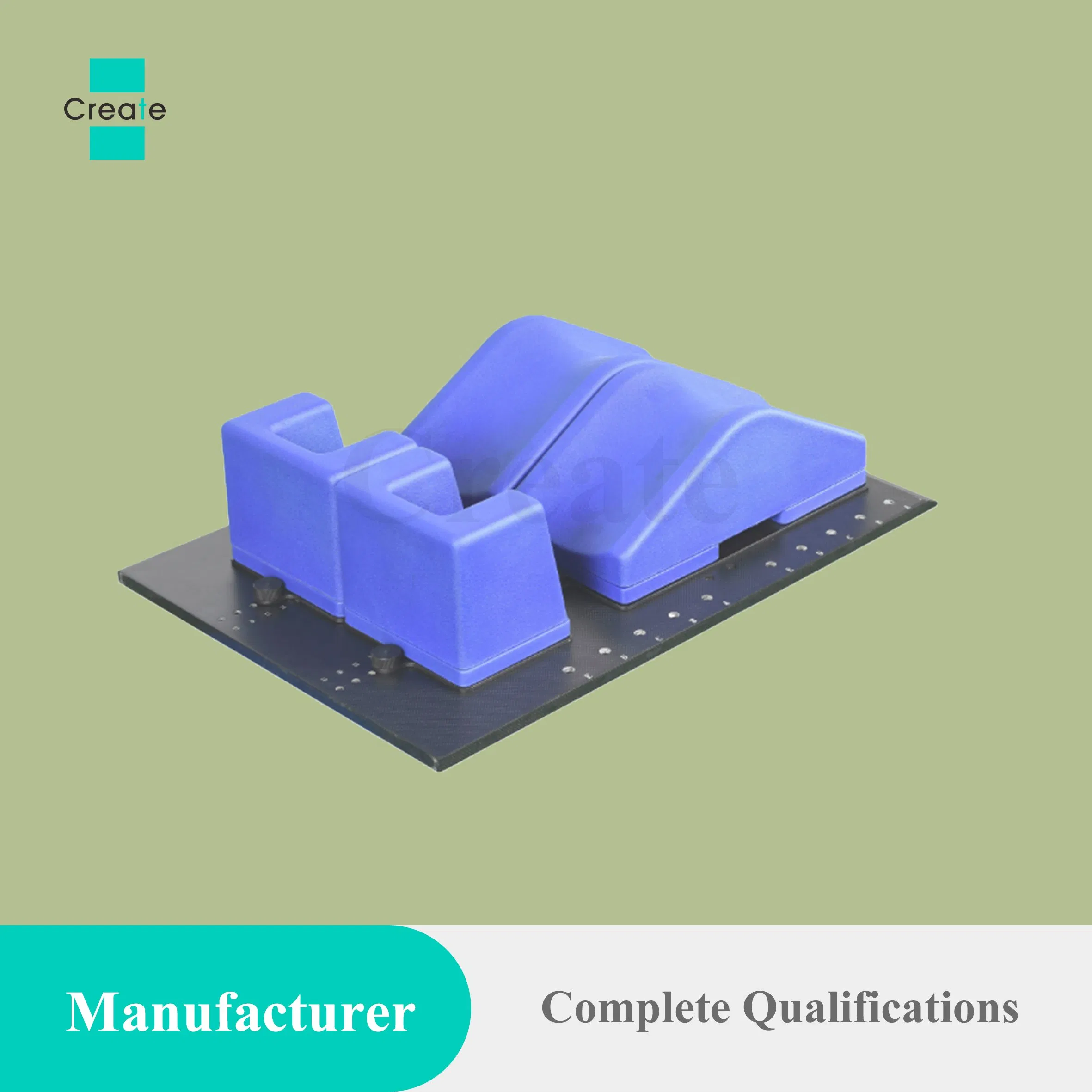 Carbon Fiber Black Radiotherapy Baseplate Lower Limbs Positioning System