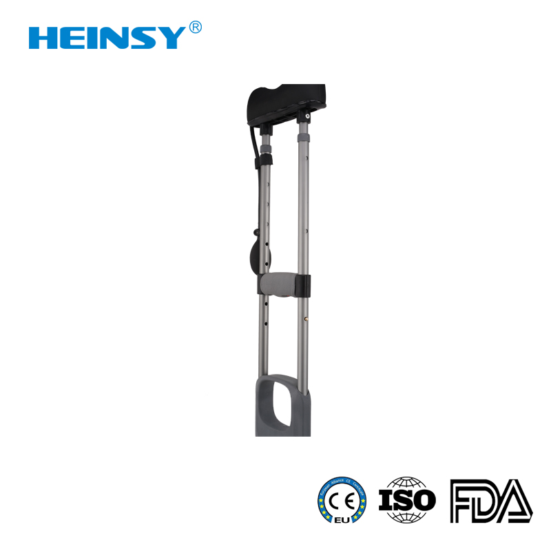 Hes Adjustable Aluminum Forearm Walking Ultra-Light Elbow Crutches for Elderly People Walking Canes