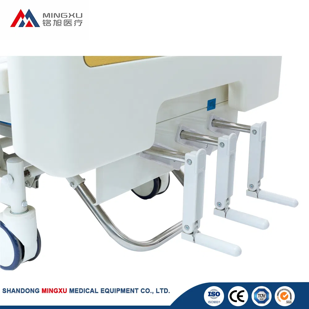 Hand Cranked 3-Function Medical Bed, Used for Daily Nursing in Hospitals