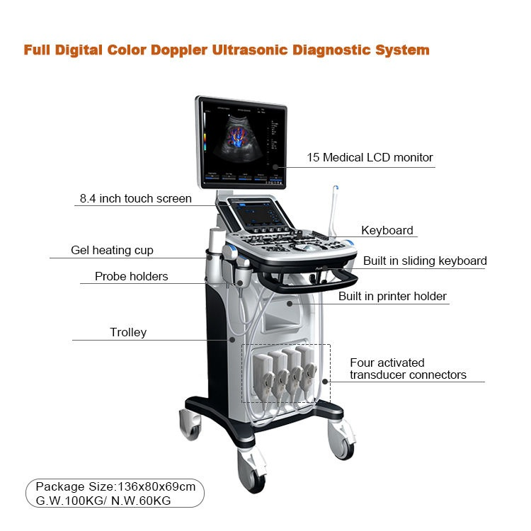 Color Doppler 4D Ultrasound System, Accurate Diagnosis with Clear Imaging