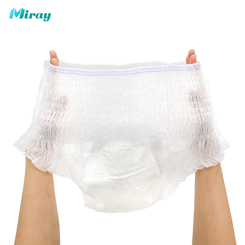 Nighttime Extra Absorbent Adult Pull up Diaper for Bedridden Patient Care with Odor Lock Technology (Size L)