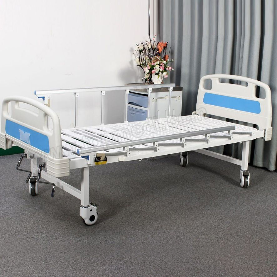 Hospital Furniture Manual Nursing Care Bed 2 Crank Patient Bed Manual Hospital Bed