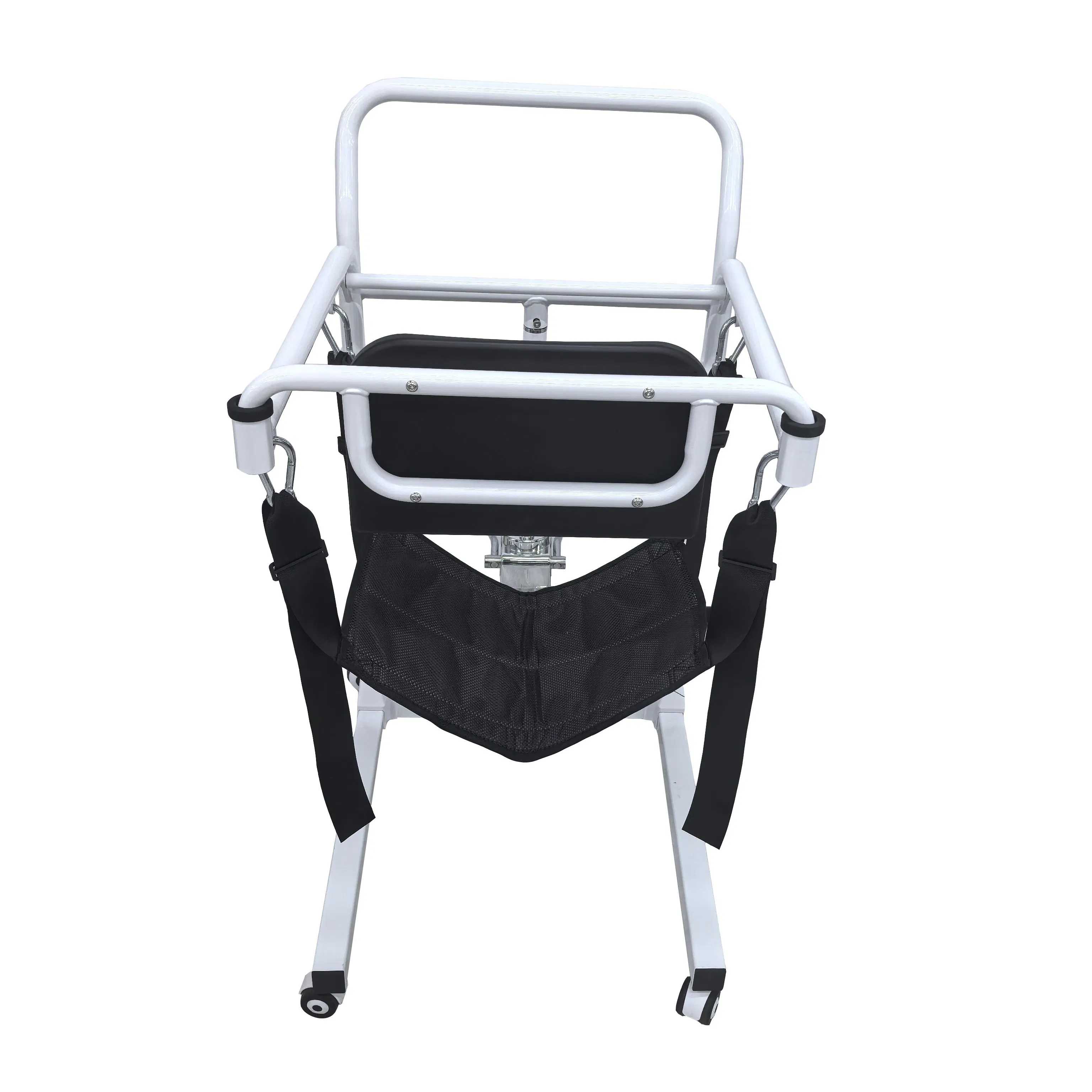 Anti-Tip Design Transfer Wheelchair with Commode Daily Mobility Assistance