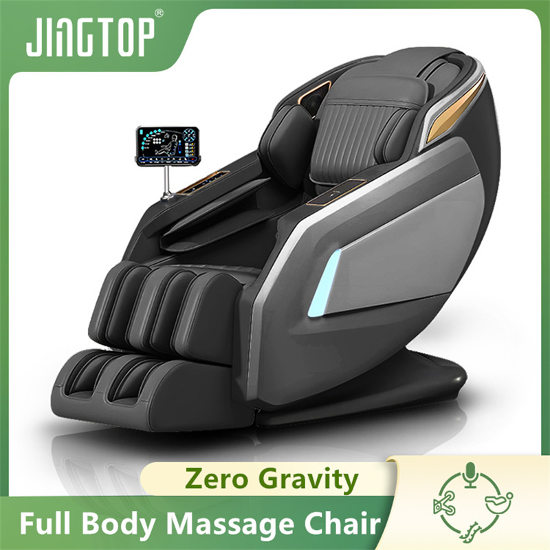 Jingtop Equipment Supplier 3D 4D Hot Selling Robot Hands Body Scretch Massage Recliner with Foot Massager
