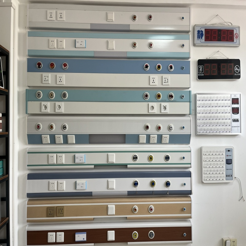 Factory Direct Sales Hospital Ward Bedside Gas Equipment Bed Head Unit Negative Pressure Ward Oxygen Supply System