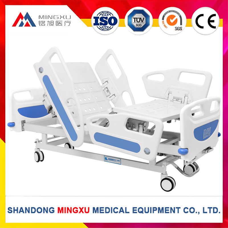 2-Function Hand Cranked Medical Bed for Hospital Use and Care