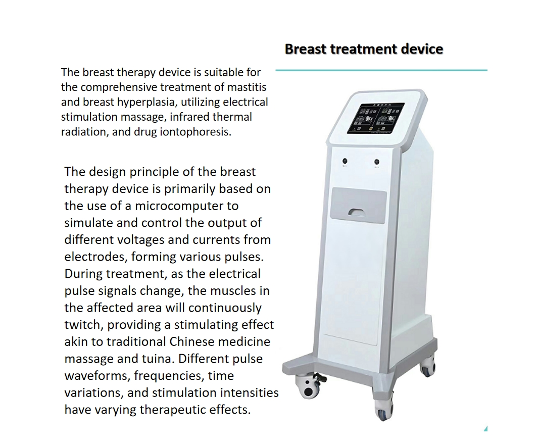 Breast Treatment System Hospital Home Medical Physiotherapy Equipment for Fibroadenoma&Breast Pain for Hospital and Home Care Use