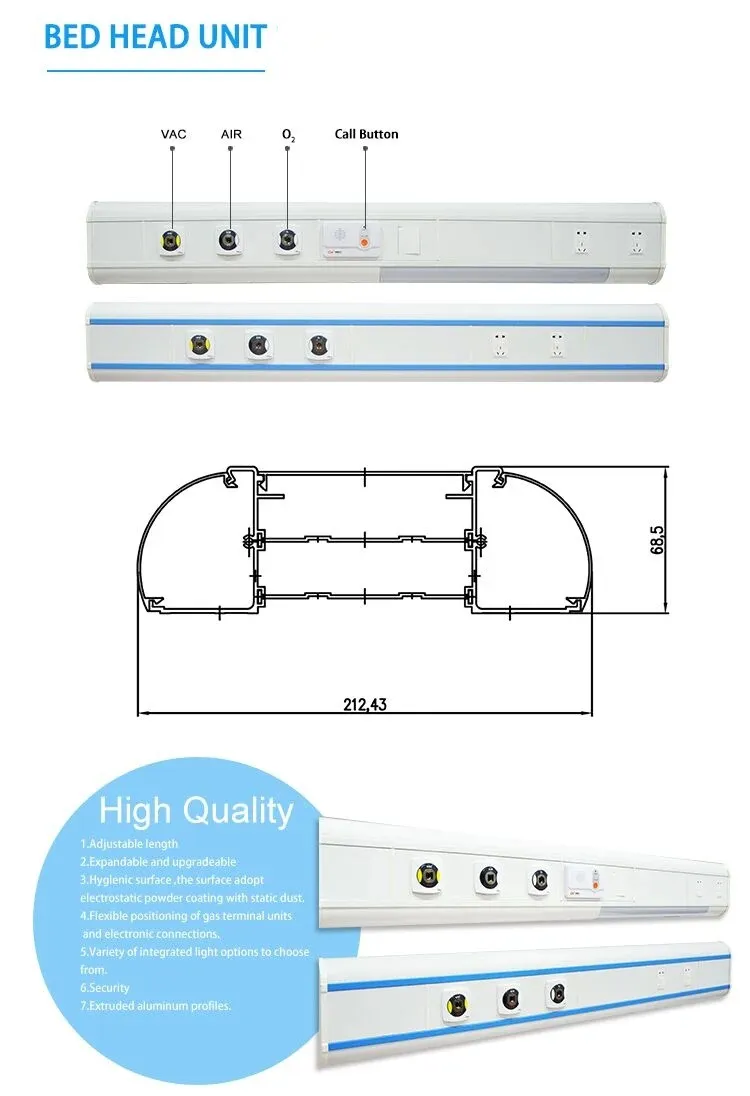 Hospital Bed Head Unit