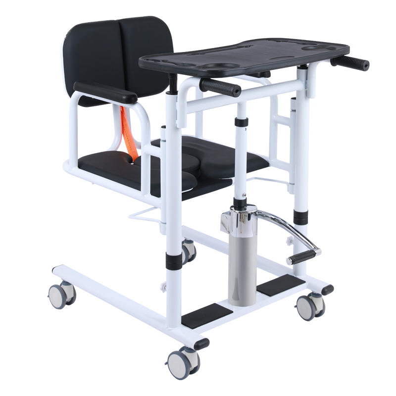 Rehabilitation Patient Transit and Transfer Chair for Mobility Support