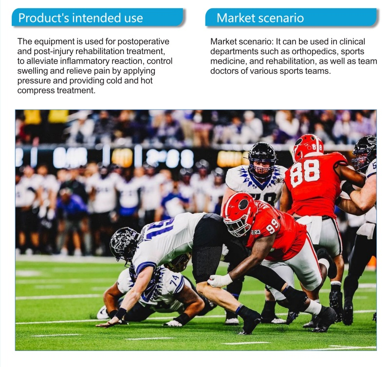 2025 New Arrival Portable Physical Cold Compression Therapy Machine