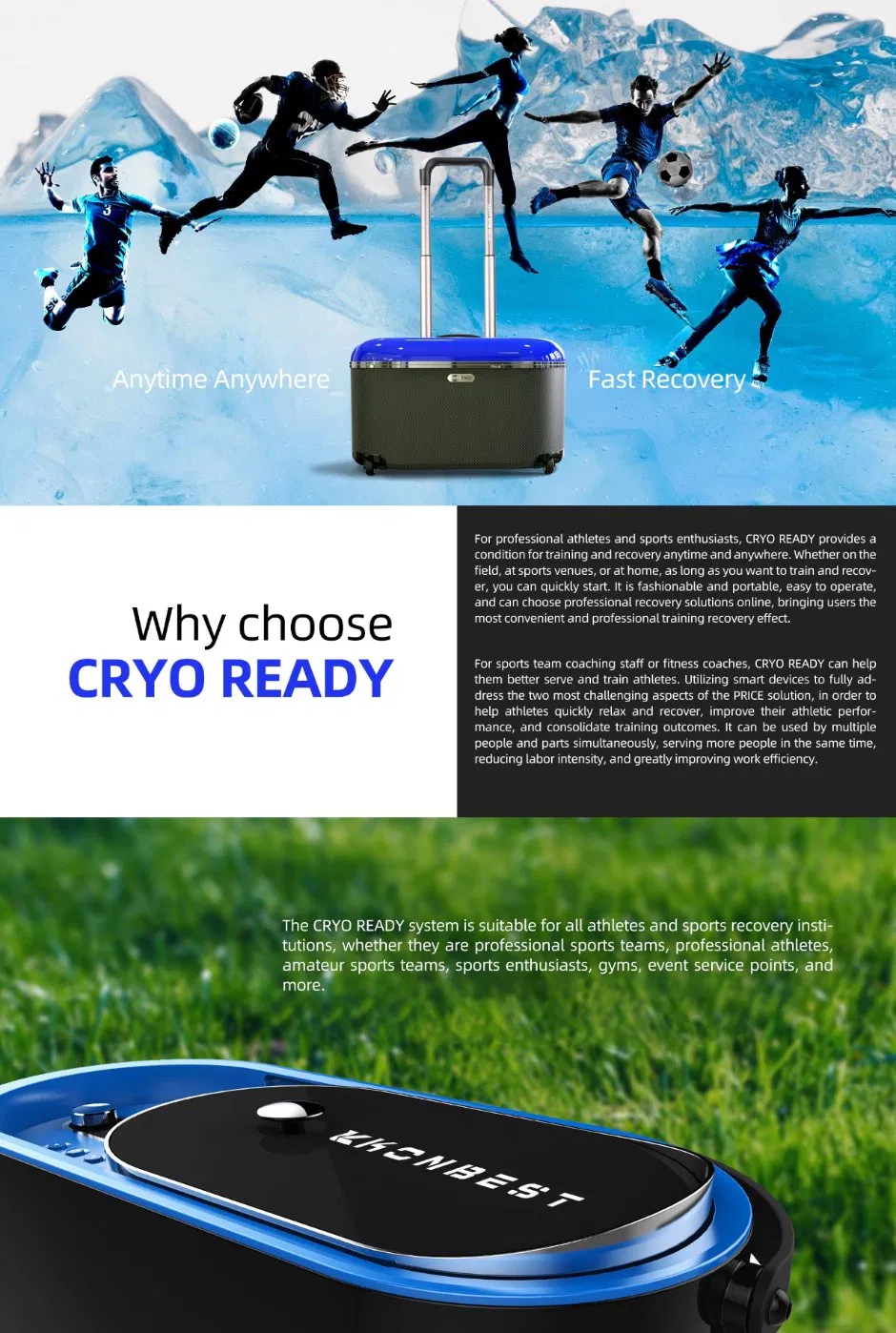 Hot Selling Cold Therapy Treatment Knee Cold Therapy Ice Machine Cryotherapy for Post Surgery