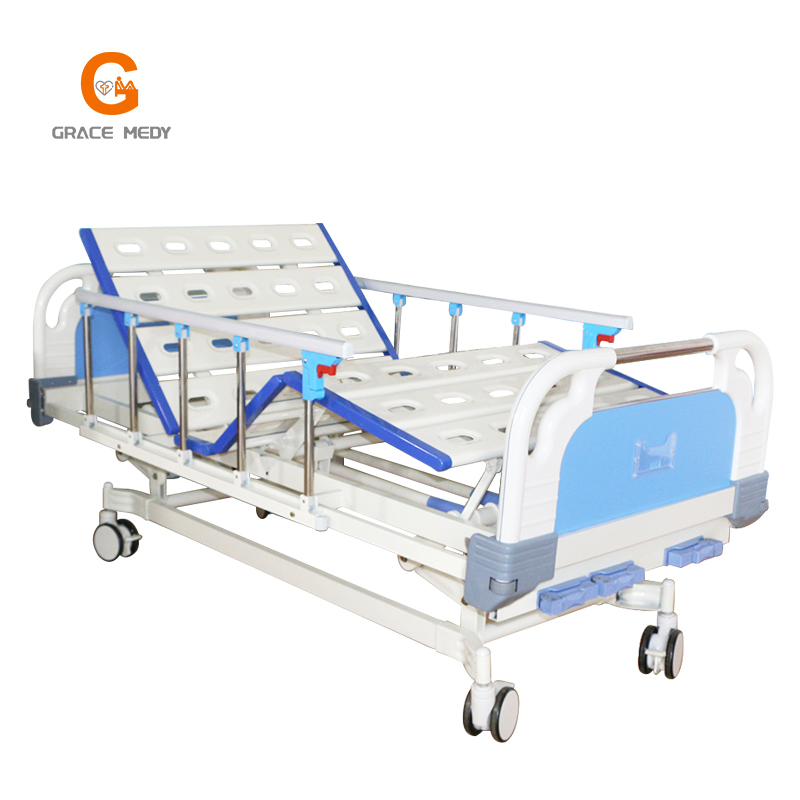 ICU Medical Nursing Care Bed Manual Hospital Furniture Clinic Patient Bed