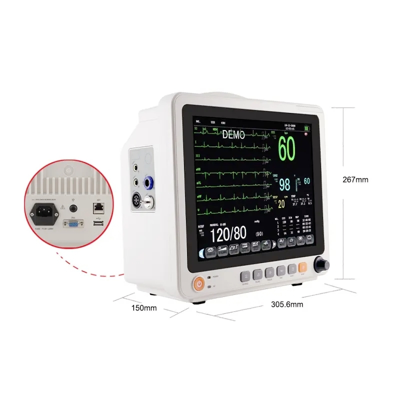 Aliroad Pm12b Medical Machine Multi Parameter Hospital ICU Multiparameter Portable Monitoring System