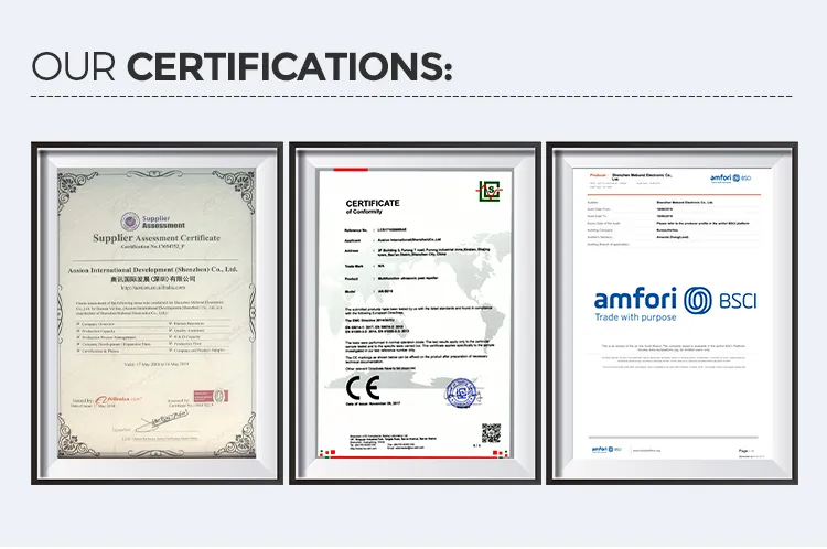 Product Certifications