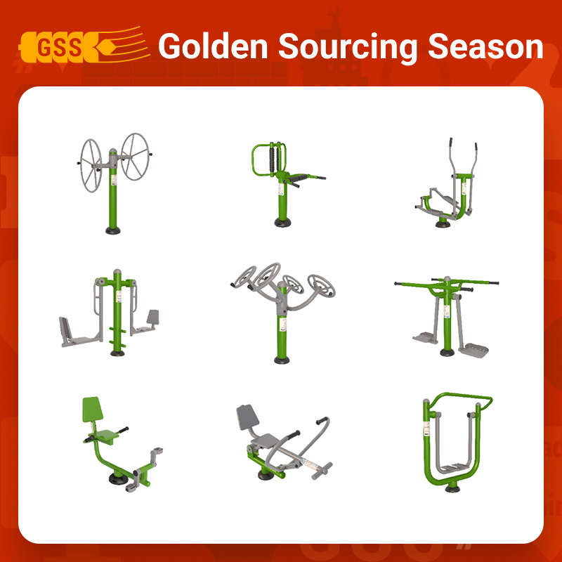 All-Weather Outdoor Fitness Gym Equipment for Every Activity