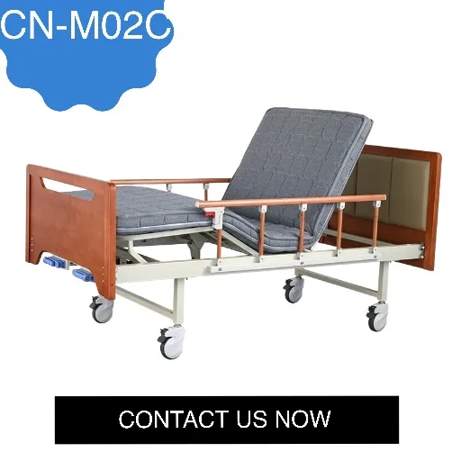 Manual Adjustable Medical Nursing Bed