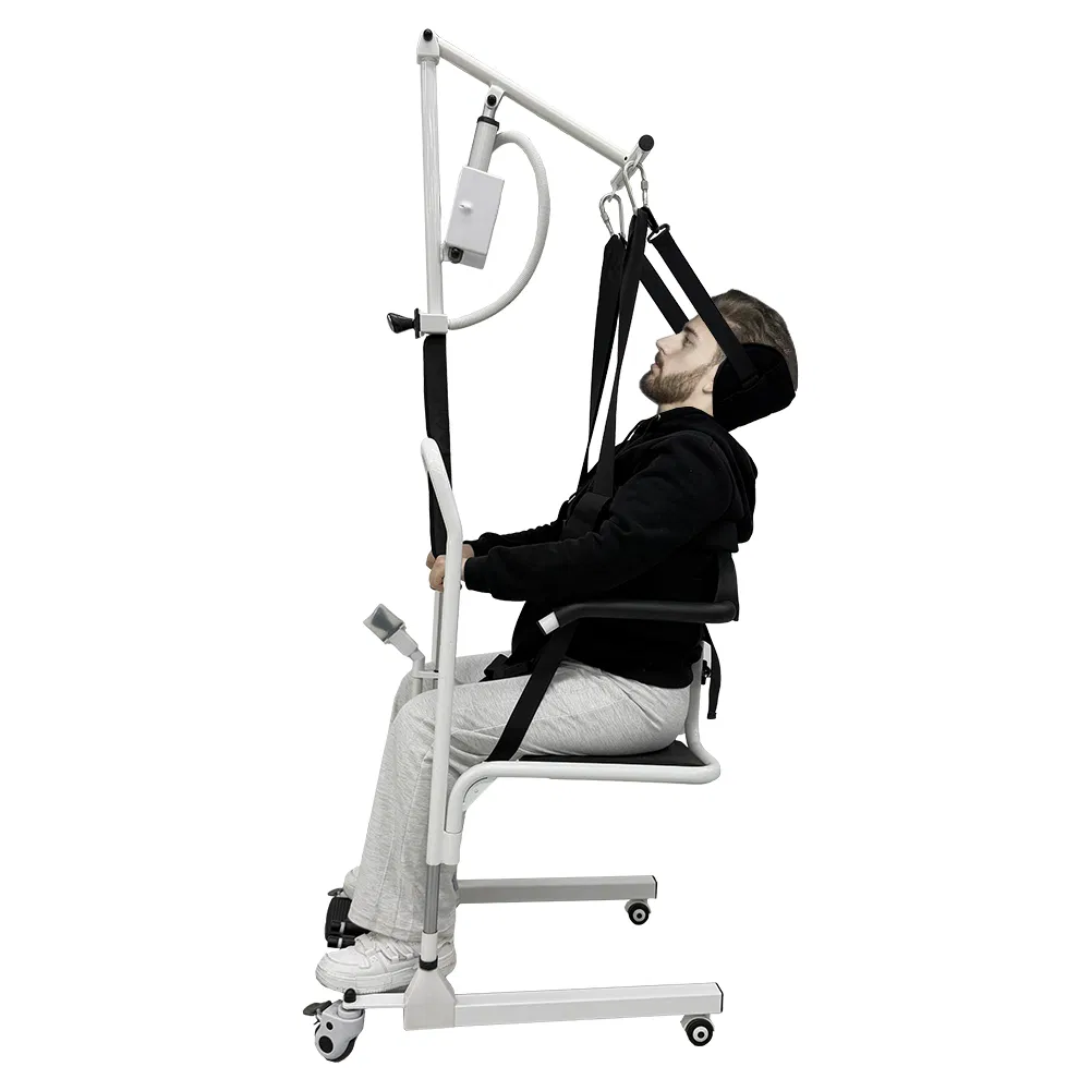 Electric Patient Transfer Chair Lift Wheelchair with Sling and Adjustable Height
