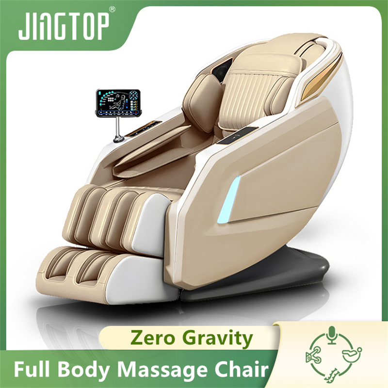 Jingtop Equipment Supplier 3D 4D Hot Selling Robot Hands Body Scretch Massage Recliner with Foot Massager