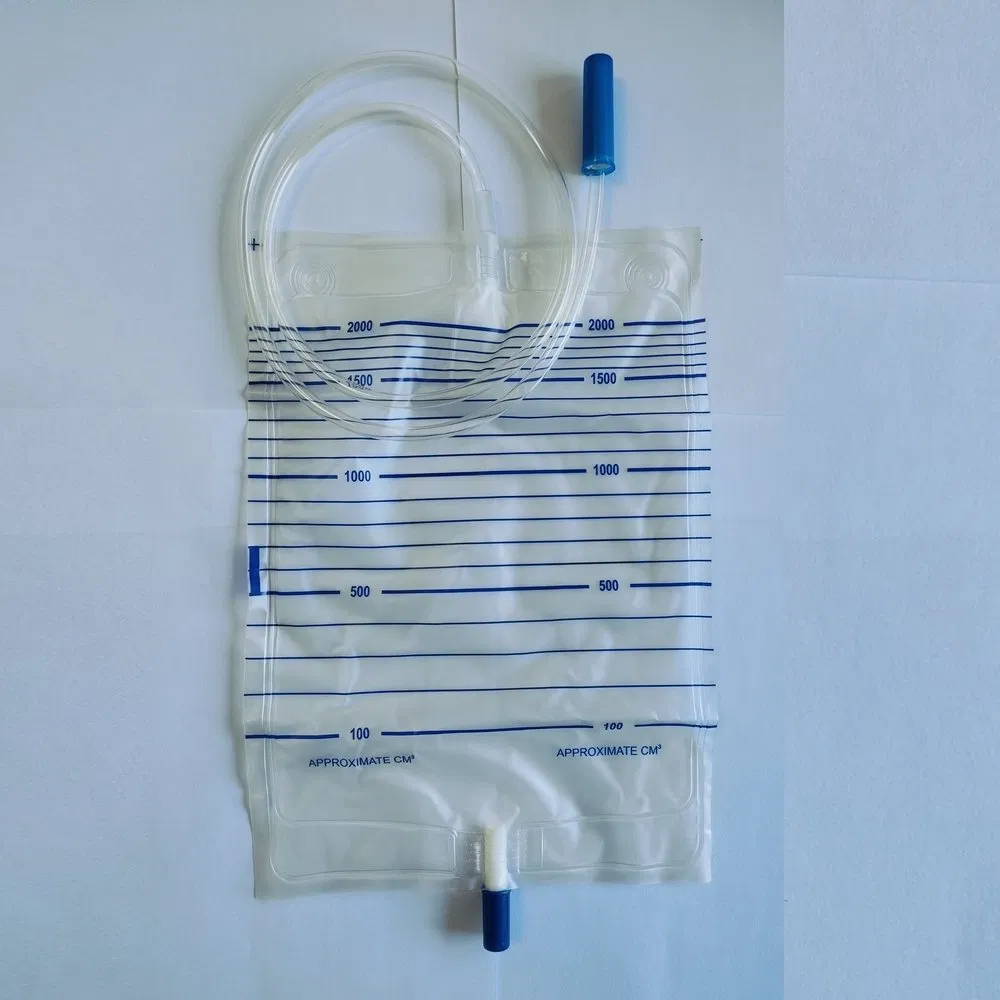 Wholesale Customized Medical Disposable Urine Bag for Bedridden Patient Care