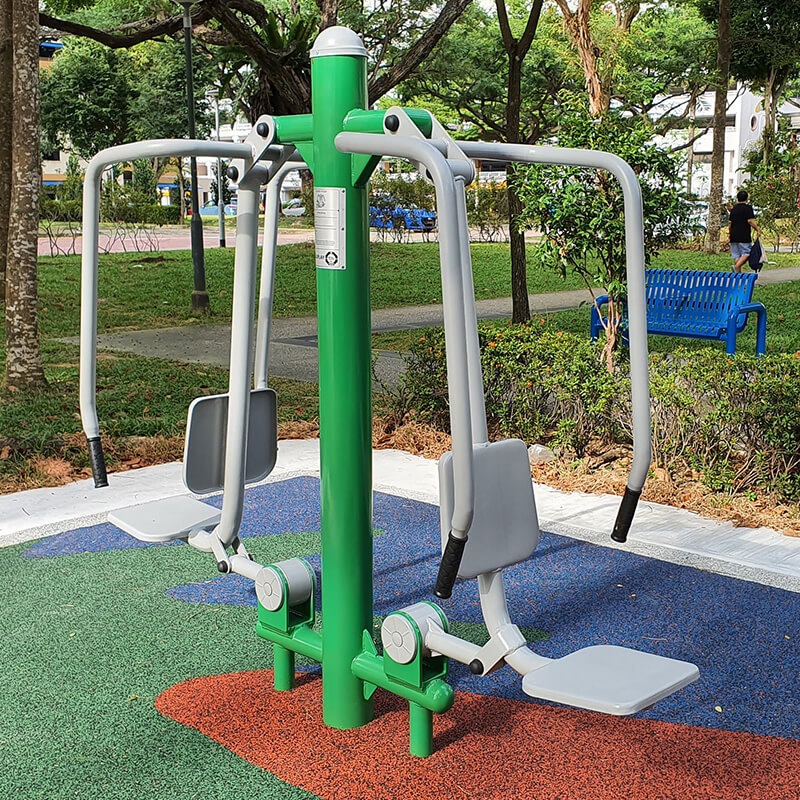 Heavy-Duty Galvanized Steel Outdoor Gym Equipment for All Ages