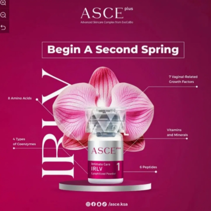 South Korea Asce +Irlv (20mg+2.5ml) Exosome Private Part Care Solution to Improve Dryness, Recovery and Regeneration